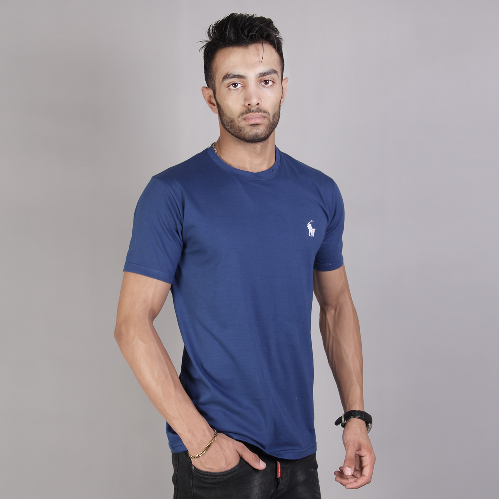 تی شرت پنبه polo سرمه ای